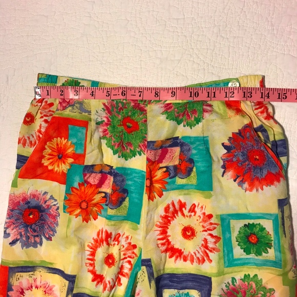 Holly Lane 2pc Top Crop Pants Cruise Colorful L - Picture 6 of 8
